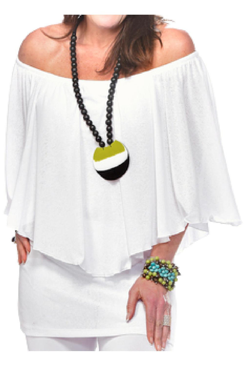 Rapz Peasant Top 4379 White