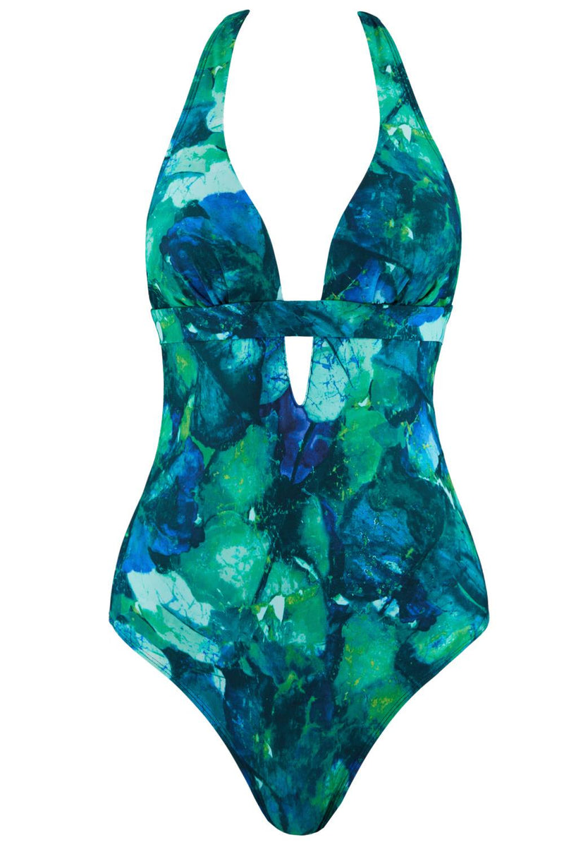 Aubade Deep Green Sea Swimsuit, Peinture (IY67-2)