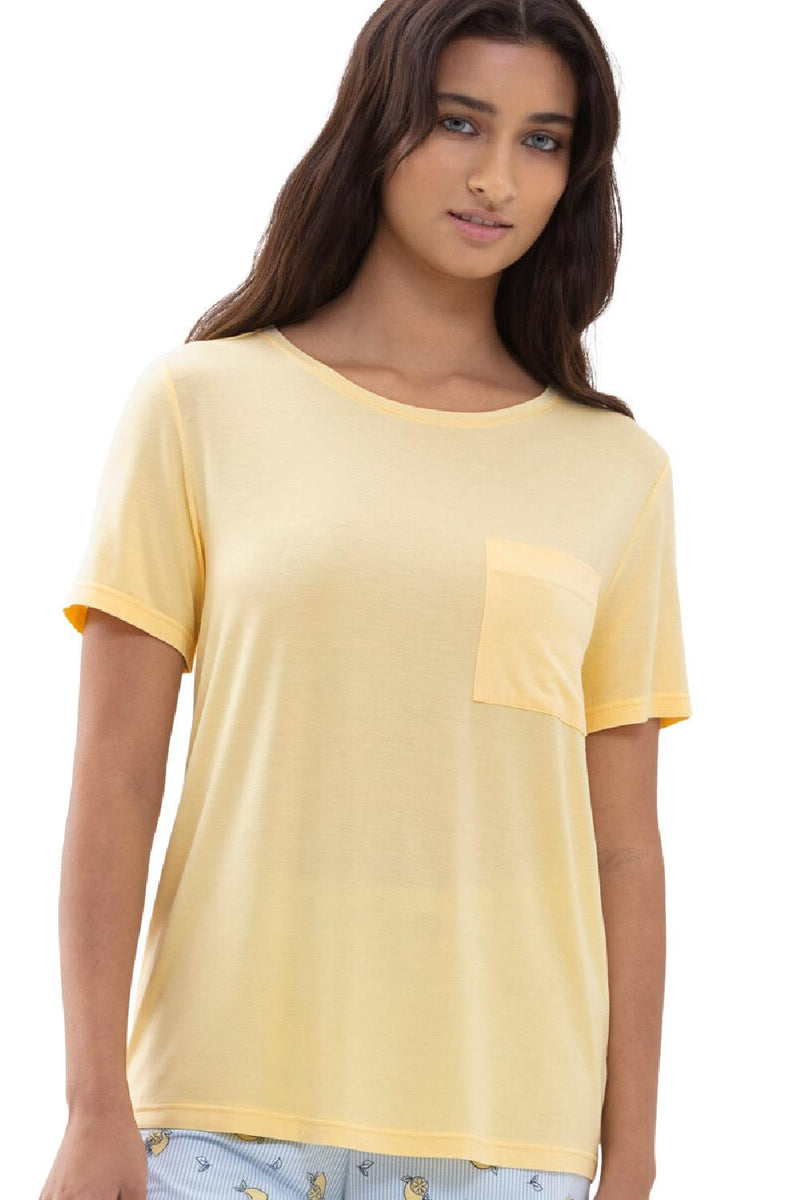 Mey Sleepy & Easy Elin Short Sleeves Top 16659 Butter