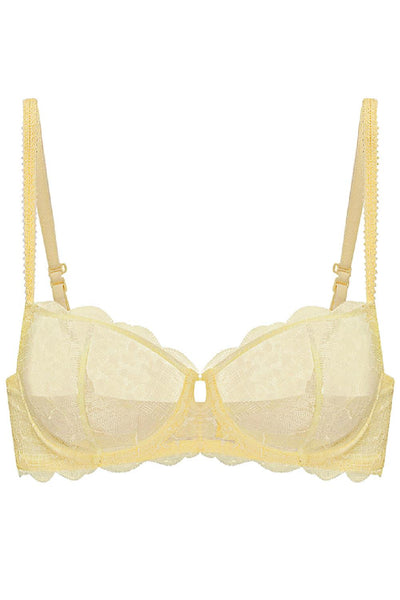 Simone Perele REVE Sheer Demi Bra, Lemonade (12Z330)