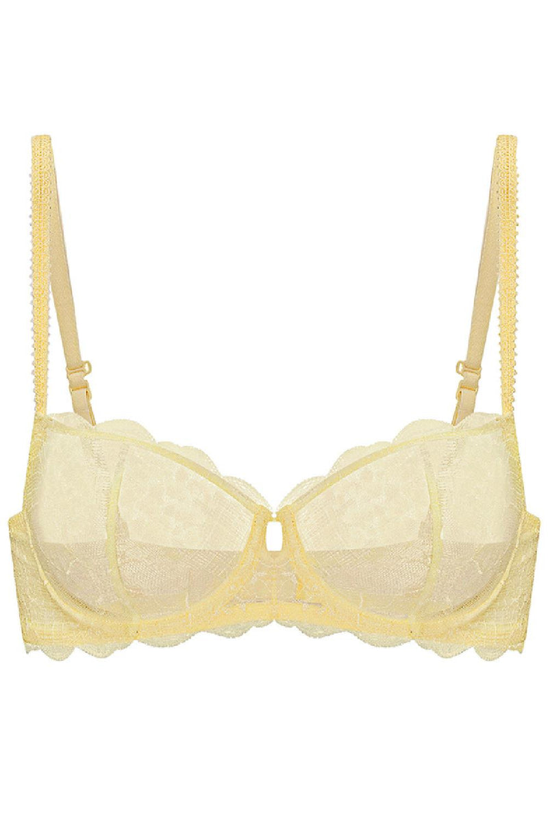 Simone Perele REVE Sheer Demi Bra, Lemonade (12Z330)