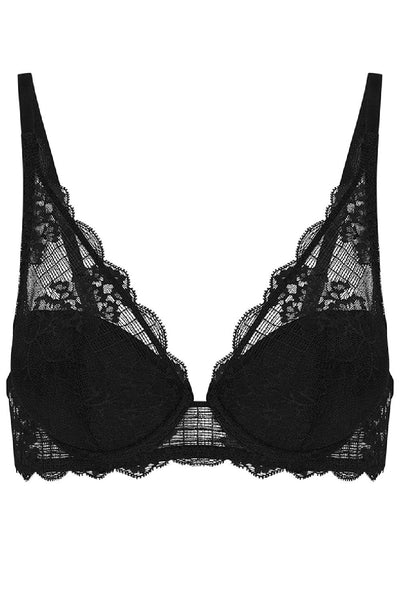 Simone Perele REVE Triangle Contour Bra, Black (12Z347)