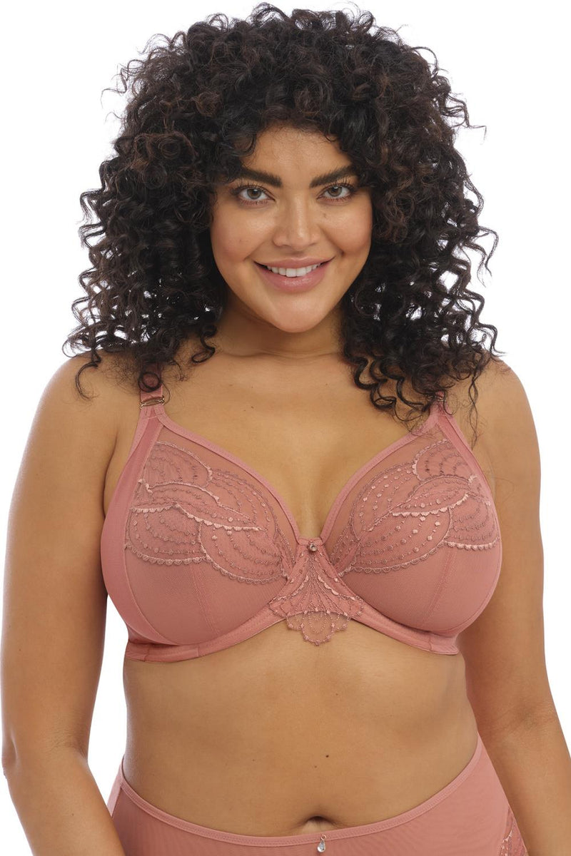 Elomi Priya Plunge Bra, Rose Gold (EL4550)