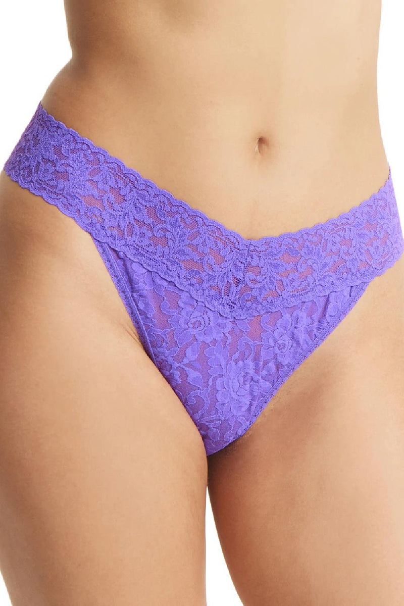 Hanky Panky Original Rise Rolled Thong, Vivid Violet (4811P)