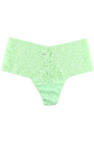 Hanky Panky Retro Lace Plus Size Thong, Starfruit (9K1926X)