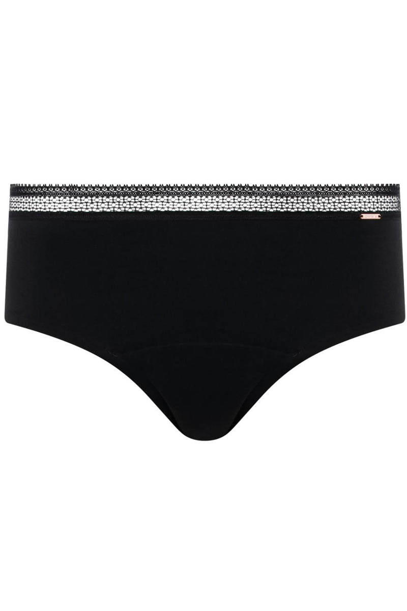 Chantelle Life Period Graphic Hipster, Black (C16L4)