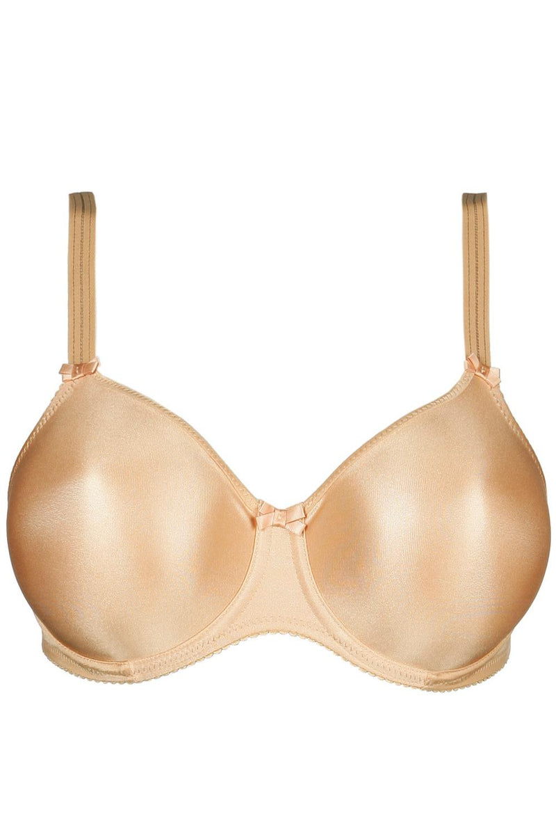PrimaDonna Satin Non Padded Seamless Full Cup Bra, Cognac (0161330)