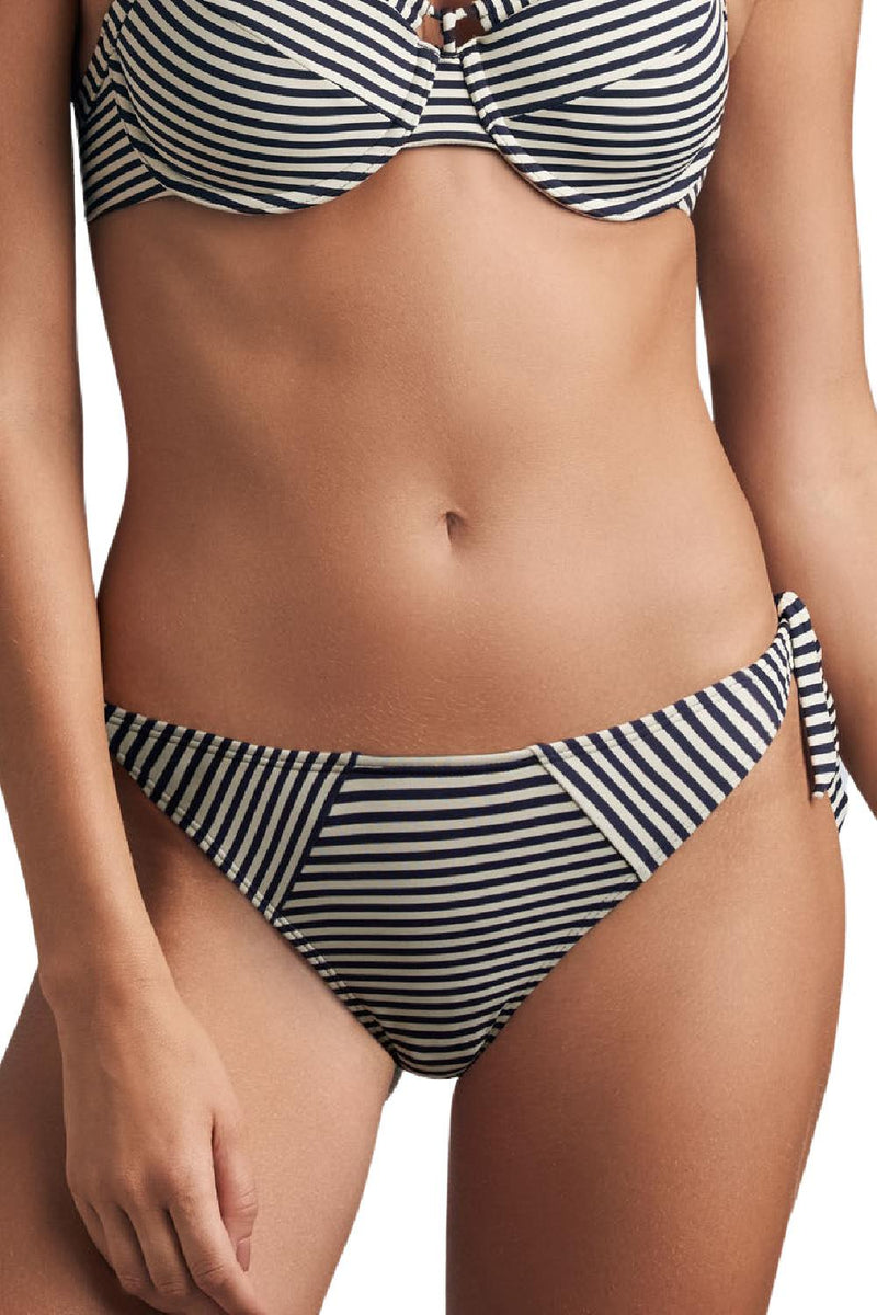 Marlies Dekkers Holi Vintage Side Tie Swim Briefs, Blue Ecru (18192)