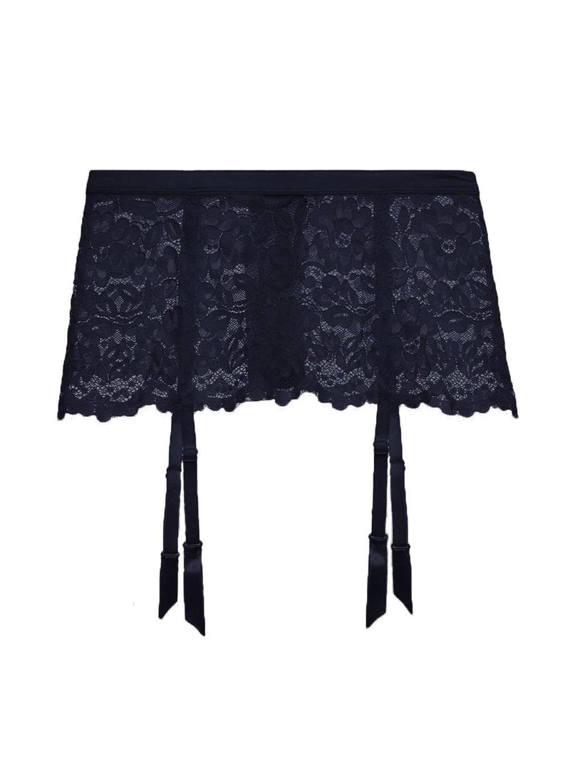 Cosabella Magnolia Garter Belt, Nocturnal Blue (MAGNO4231)