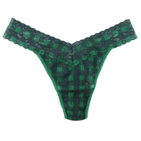 Hanky Panky Holiday Printed Original Rise Rolled Thong, Chess (PR4811P)