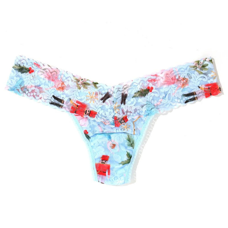 Hanky Panky Holiday Printed Low Rise Rolled Thong PR4911P BLDR