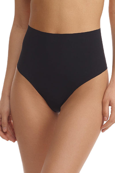 Commando Classic High Rise Thong, Black (HRT02)