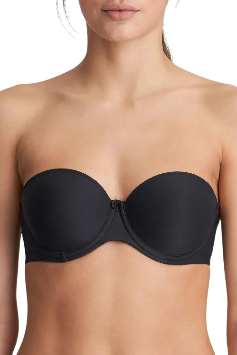 Marie Jo Tom Padded Strapless Bra, Charcoal (0120828)