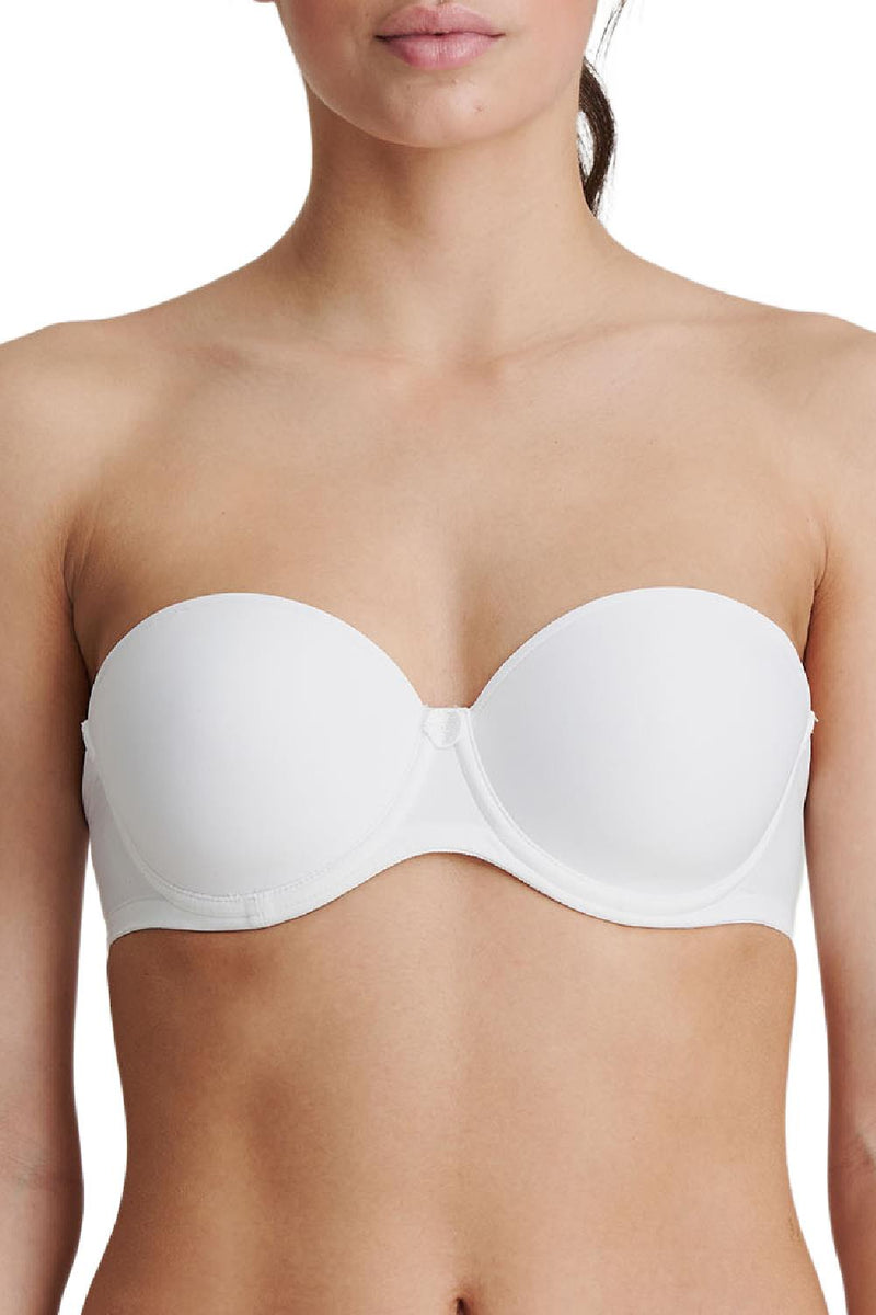 Marie Jo Tom Padded Strapless Bra, White (0120828)