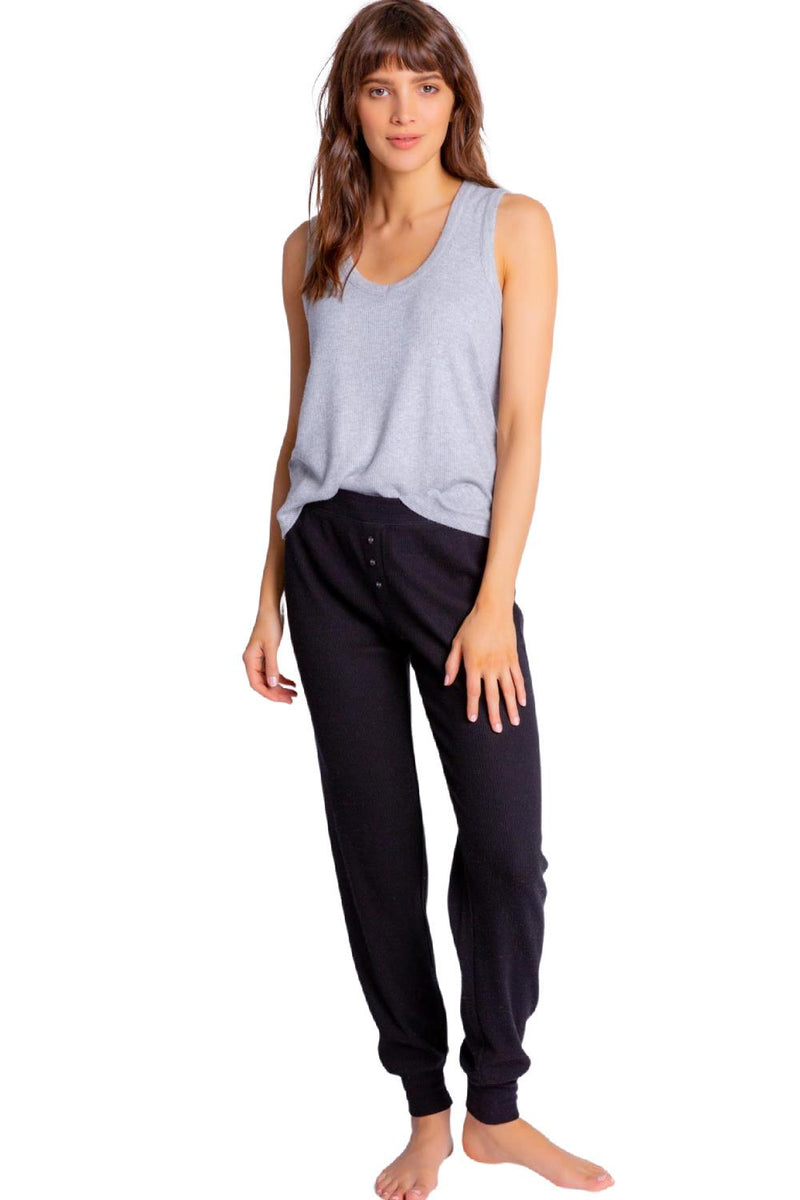 PJ Salvage Textured Essentials Jammie Pant RITEP-BLACK