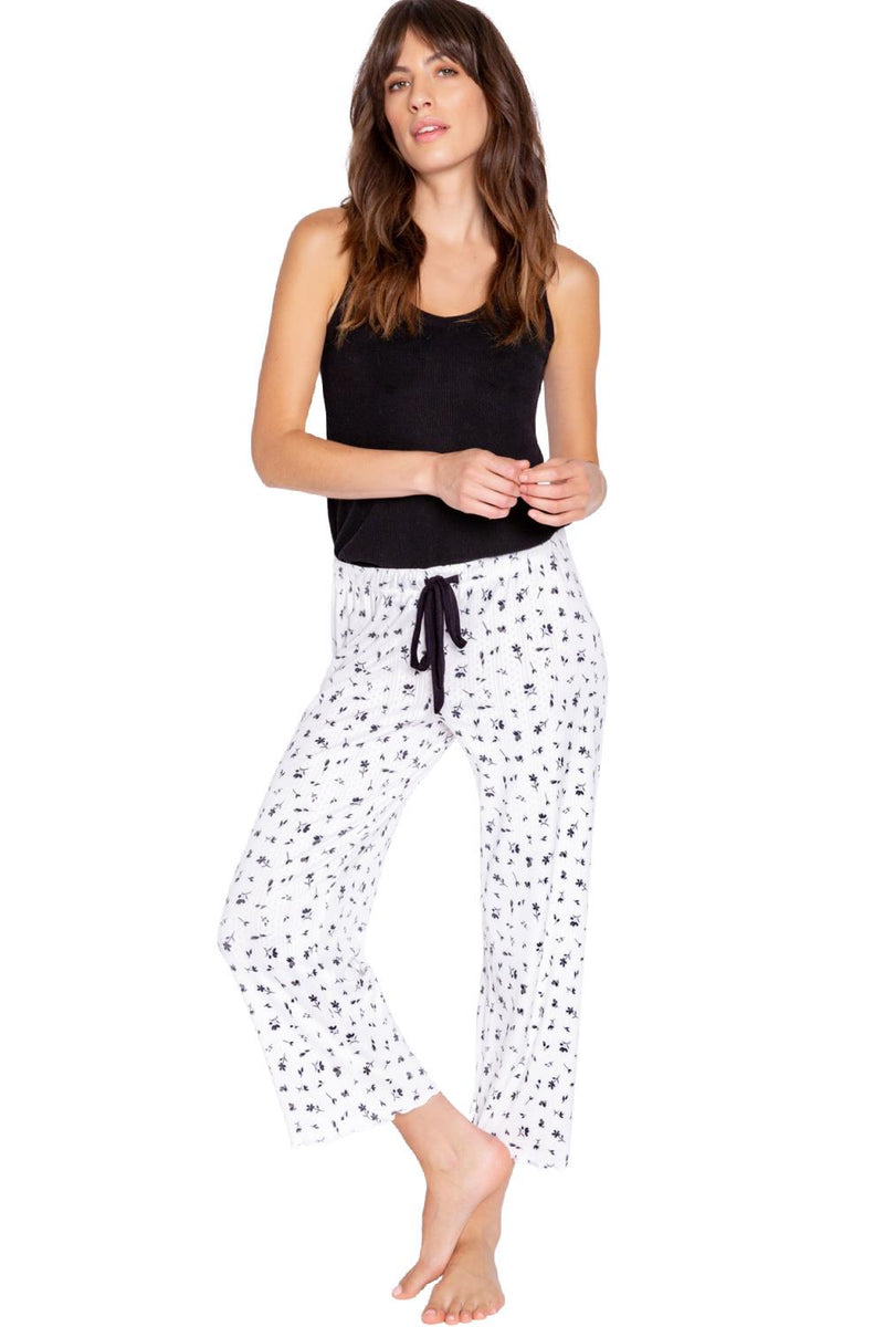 Around The Edges Cropped Pant REAECP-IVORY
