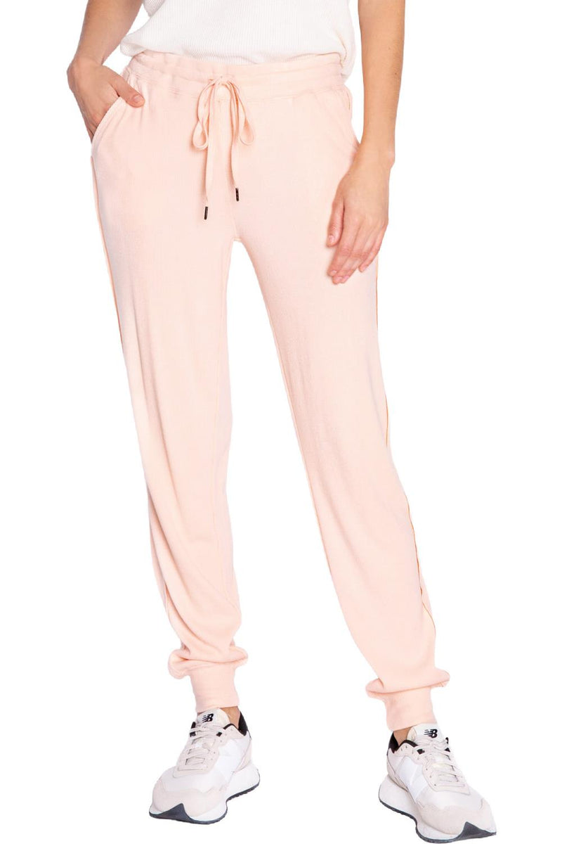Pastel Dreams Solid Band Pant REPDP2-PEACH