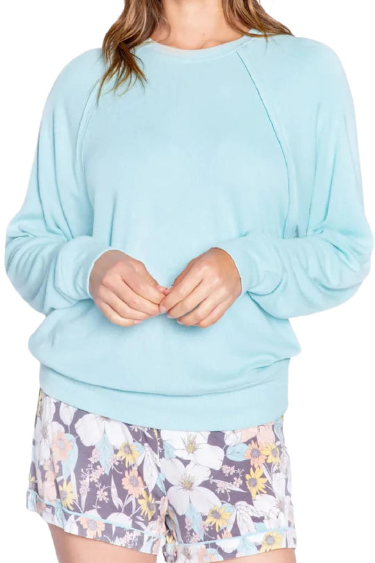 PJ Salvage Pastel Dreams Solid L/S Top REPDLS2-SEAFOAM