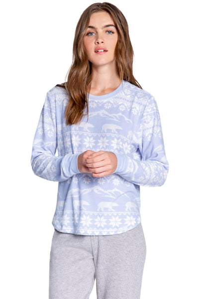 PJ Salvage Too Cool For School Fair Isle Long Sleeve Top RETCLS1
