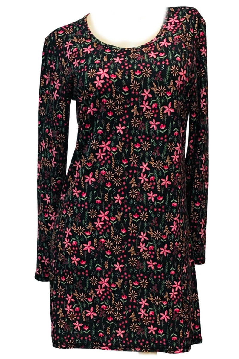 Cool Girl Dusk to Dawn Long Sleeve Sleepshirt, Floral Field (C518201)