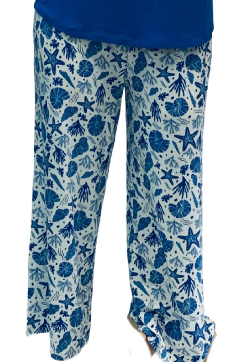 Cool Girl Vacay Ready Capri, Sealife (C221302)