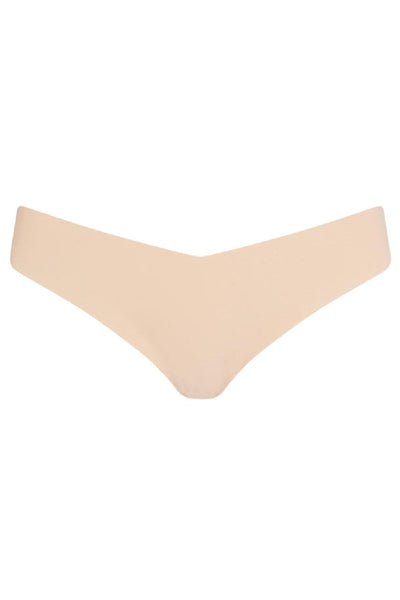 Commando Classic Solid Thong, Beige (CT01)