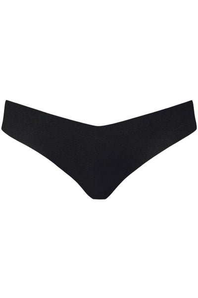 Commando Classic Solid Thong, Black (CT01)