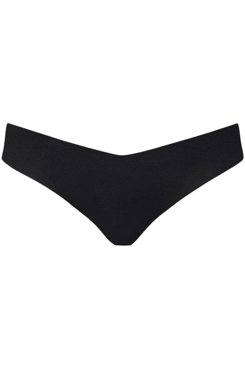 Commando Classic Solid Thong CT01 Black – My Top Drawer