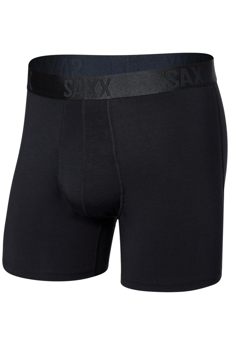SAXX 22nd Century Silk Boxer Briefs SXBB67-BLK (Black)
