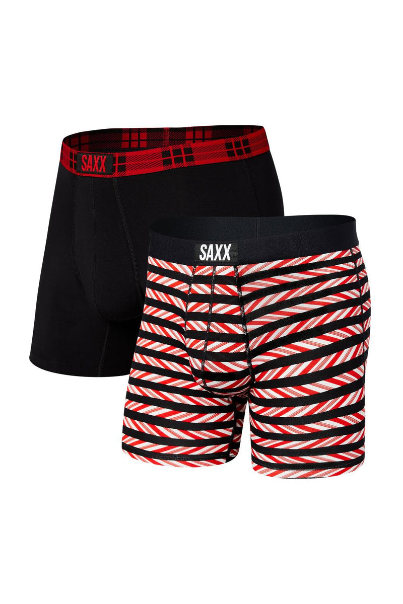 SAXX Vibe Boxer Brief 2 Pack SXPP2V-MFL (Minty Fresh/Black)