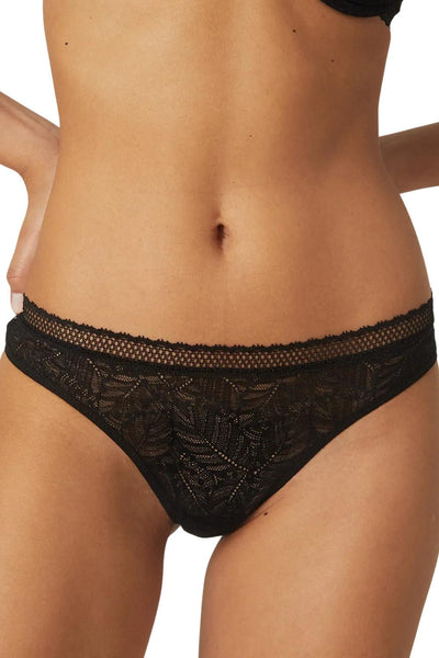 Simone Perele Comete Tanga, Black (12S710)