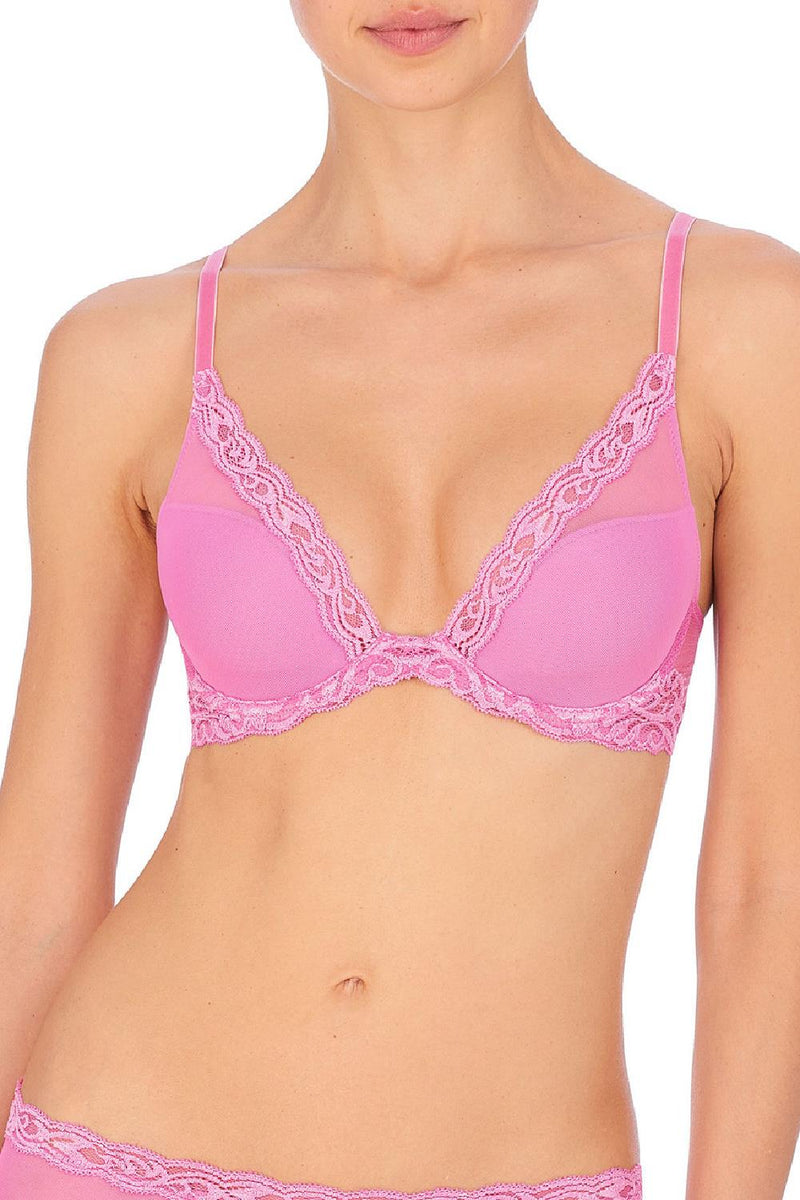 Natori Feathers Plunge Bra, Violet Quartz (730023)