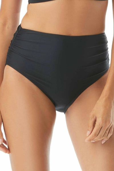 Coco Reef Impulse Rollover Bikini Bottom, Black (U95208)