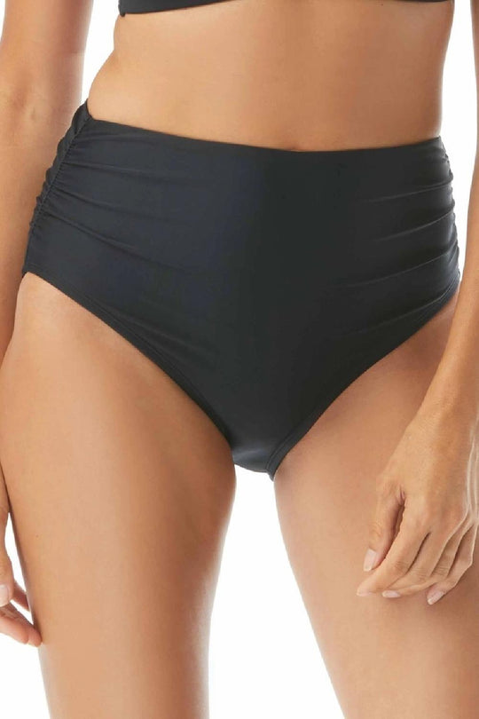 Coco Reef Impulse Rollover Bikini Bottom, Black (U95208)