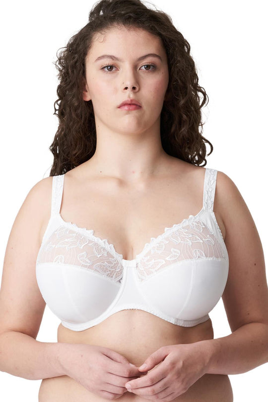 PrimaDonna Deauville Full Cup Bra, I - K Cup, White (0161815)