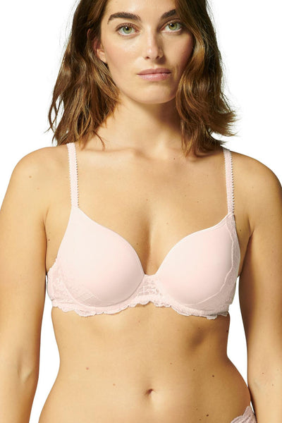 Simone Perele REVE Spacer Plunge Bra, Sakura Pink (12Z316)