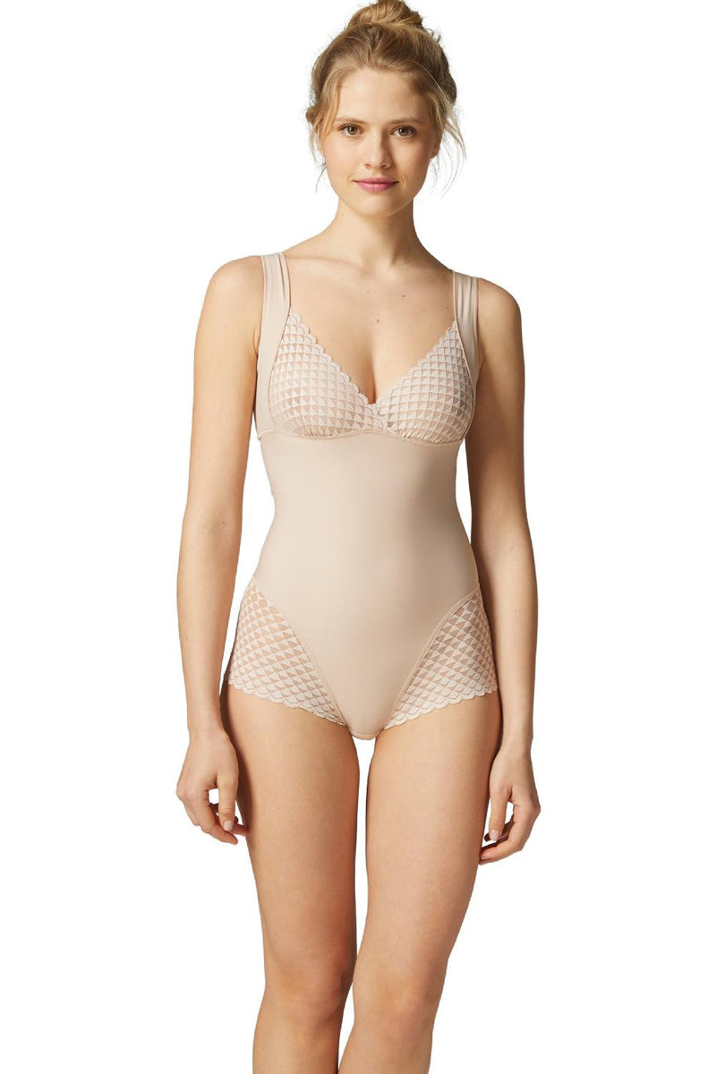 Simone Perele Subtile Shaper Bodysuit, Peau Rosée (19Y500)