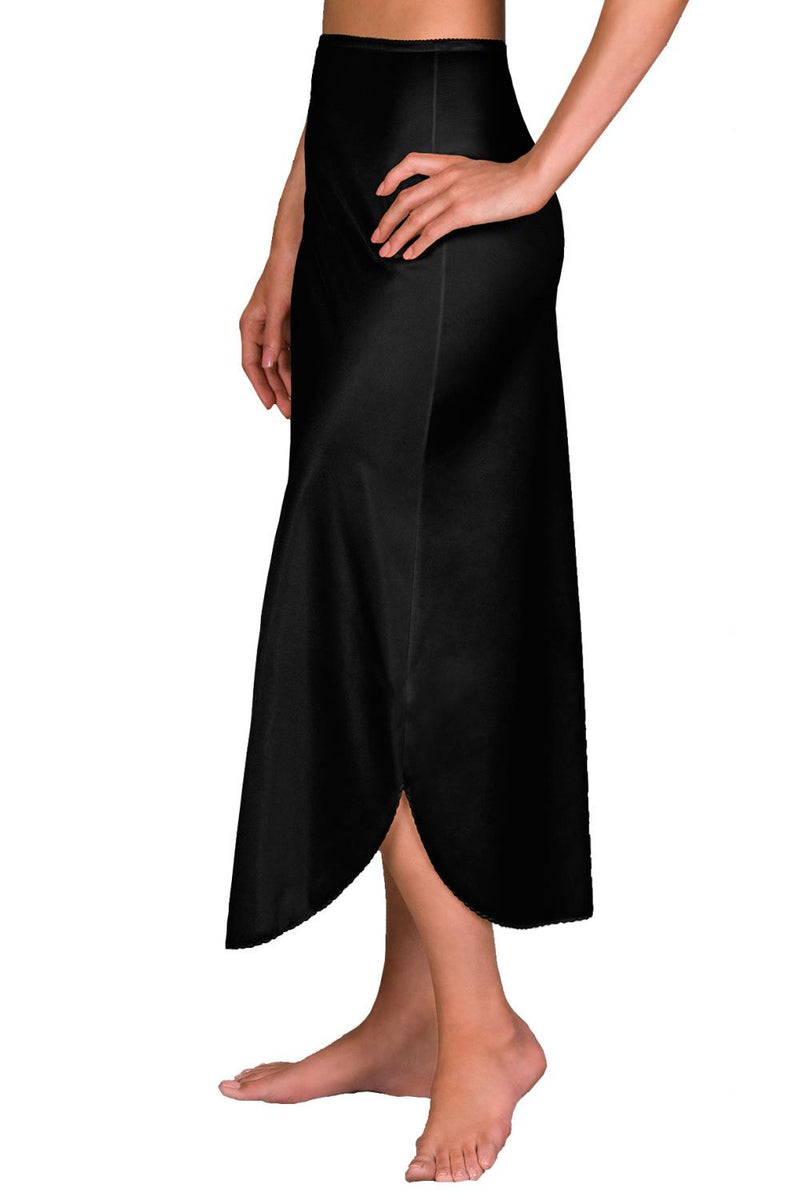 Shadowline Nylon Long Slip 2115 Black