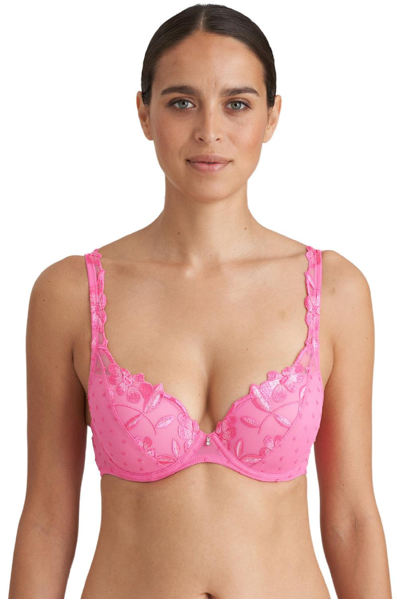 Marie Jo AGNES Padded Plunge Bra, Paradise Pink (0102597)