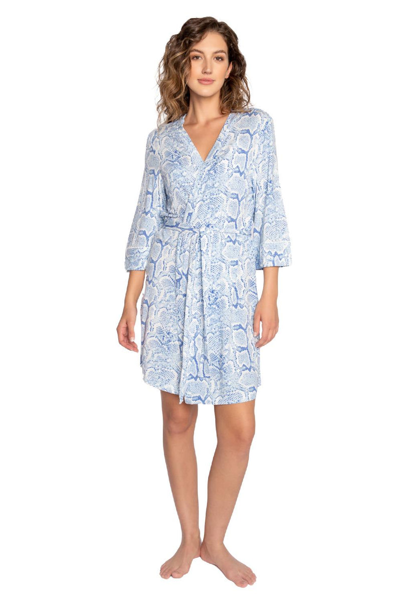 PJ Salvage Feelin Snakey Robe RHFSR-BLUE