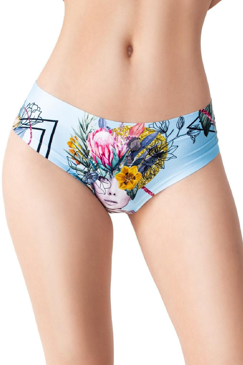 Mememe Panty Secret Garden Frida Blue, Multi (SGFB)