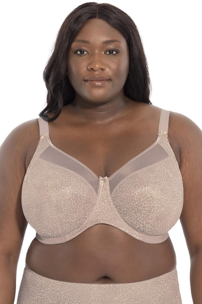 Goddess Kayla Banded Underwire Bra, Taupe Leo (GD6162)