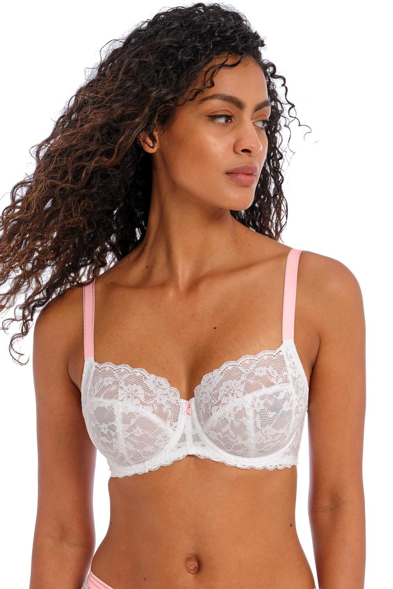 Freya Offbeat Side Support Bra, White (AA5451)