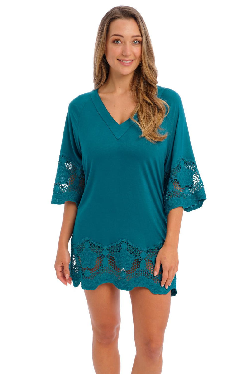 Fantasie Dione Swimwear Tunic, Petrol (FS6364)