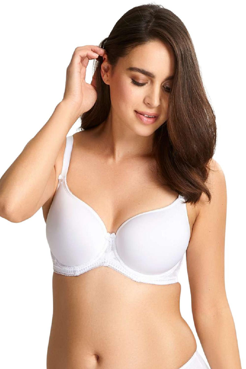 Panache CARI Moulded Spacer Bra, White (7961)