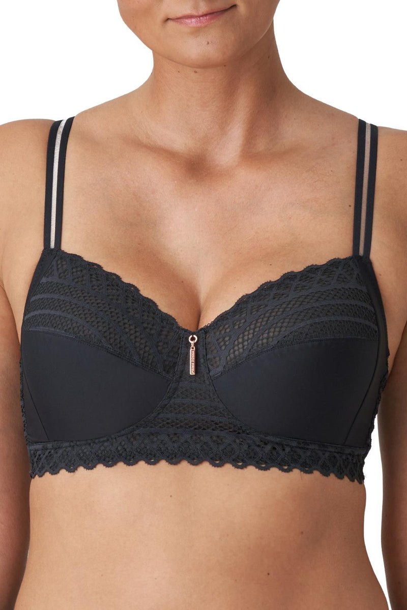 Prima Donna Twist East End Full Cup Bra Wireless, Charcoal (0141935)