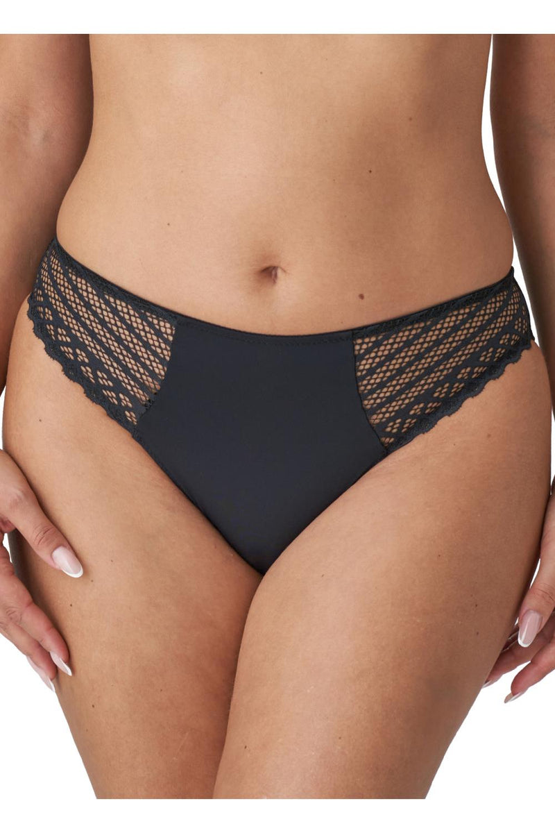 Prima Donna Twist East End Rio Briefs, Charcoal (0541930)