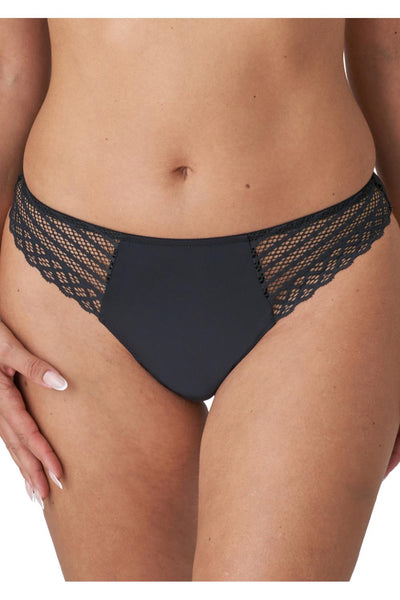 PrimaDonna Twist East End Thong, Charcoal (0641930)