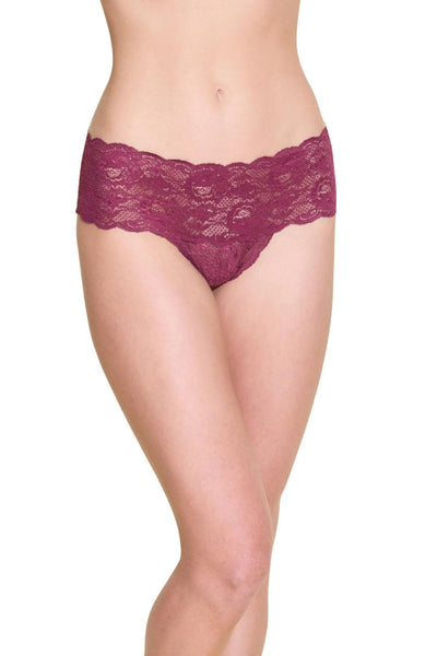 Cosabella Never Say Never Comfie Thong, Vino (NEVER0343BW)