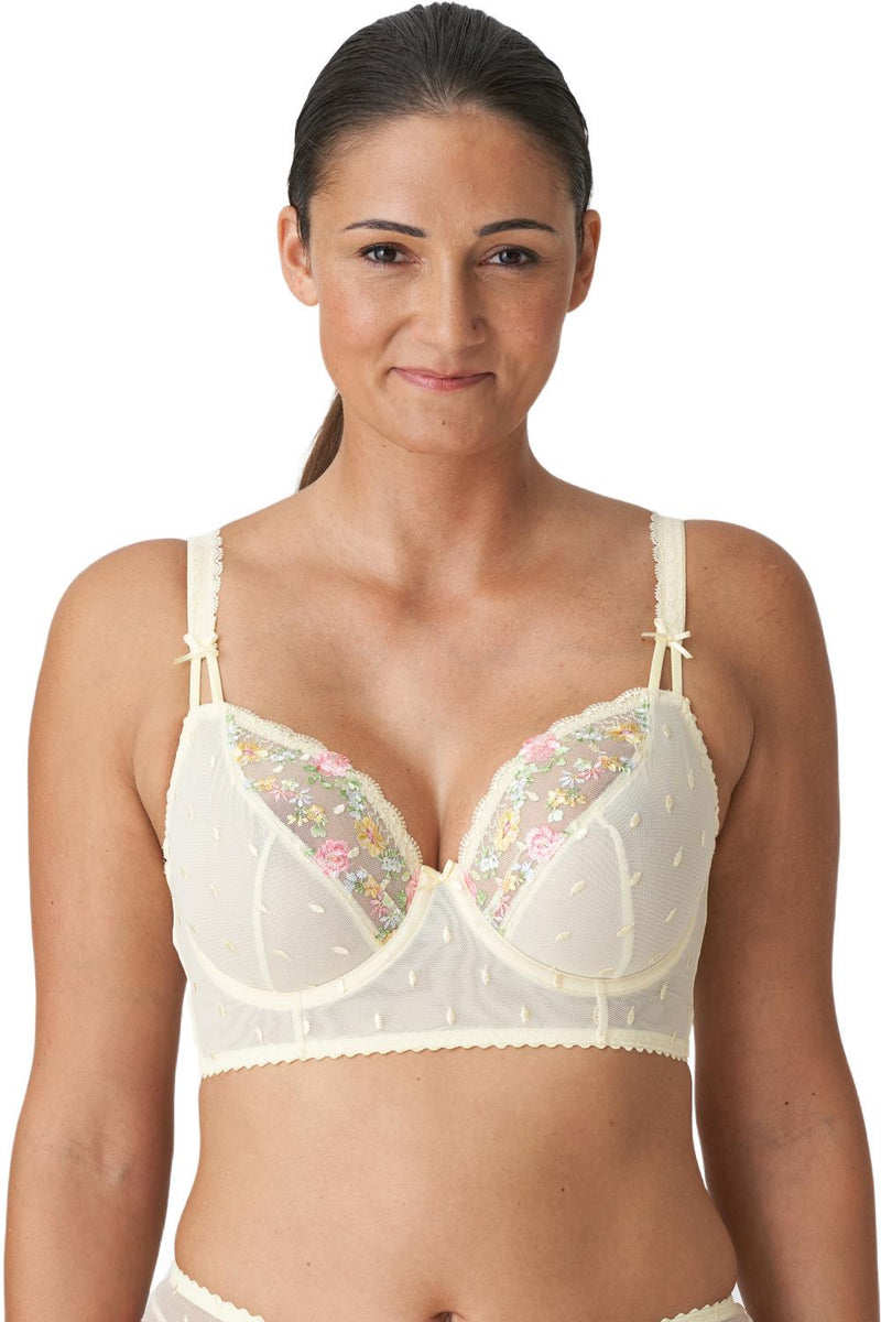 PrimaDonna Sedaine Plunge Longline Bra, French Vanilla (0163354)